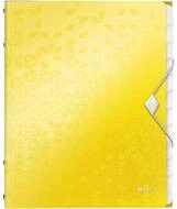 LEITZ F&auml;chermappe Ordnungsmappe WOW 4634 12 F&auml;cher gelb