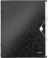 LEITZ F&auml;chermappe Ordnungsmappe WOW 4634 12 F&auml;cher schwarz