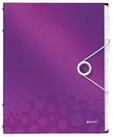 LEITZ Organisationsmappe LEITZ 4634-00-62 Ordnungsmappe WOW DIN A4 PP 12 F&auml;cher