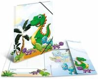 HERMA F&auml;chermappe Zeichenmappe Dinos Motiv