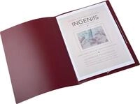 OXFORD F&auml;chermappe Eckspanner A4 PP bordeaux (10 St&uuml;ck)