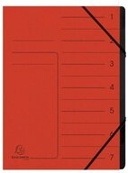 EXACOMPTA F&auml;chermappe Exacompta 540705E Ordnungsmappe - 7 F&auml;cher, A4,
