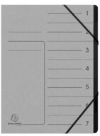EXACOMPTA F&auml;chermappe Exacompta 540711E Ordnungsmappe - 7 F&auml;cher, A4,