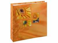Hama Fotoalbum Memo-Album, für 200 Fotos im Format 10x15 cm, Orange Fotoalbum