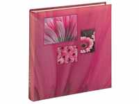 Hama Fotoalbum Singo Jumbo Foto Album 30 x 30 cm, 100 weiße Seiten Pink