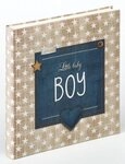 Walther Design Fotoalbum Babalben Little Baby Boy & Girl, buchgebundenes Babyalbum,