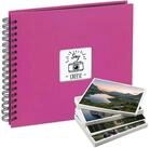 Hama Fotoalbum Spiral Foto-Album Fine Art Foto-Buch 50x Seiten (1x Spiralalbum),
