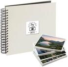 Hama Fotoalbum Spiral Foto-Album Fine Art Foto-Buch 50x Seiten (1x Spiralalbum),