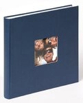 Walther Design Fotoalbum Fun 26 x 25 cm, buchgebundenes Album, Papiereinband,