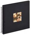 Walther Fotoalbum SA-108B Spiralalbum Fun schwarz 26x25 cm schwarze