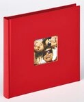 Walther Design Fotoalbum Fun 18 x 18 cm, buchgebundenes Album, Papiereinband,