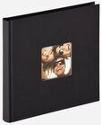 Walther Fotoalbum FA-199-B Designalbum Fun schwarz 18x18