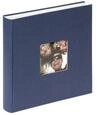 Walther Fotoalbum Fun FA-208-L Buchalbum 30x30 blau