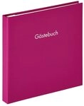 Walther Design Fotoalbum G&auml;steb&uuml;cher Fun, G&auml;stebuch, Papiereinband, verdeckte