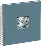 PAGNA Fotoalbum Spiralalbum 24x25cm 50 Seiten Passepartout anthrazit mondial...