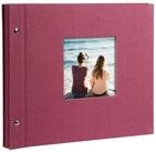 Goldbuch Fotoalbum 26 508 Schraubalbum Trend fuchsia 40 schwarze Seit