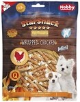 Nobby Starsnack Barbecue MINI Wrapped Chicken 375 g, Nassfutter f&uuml;r: Hund