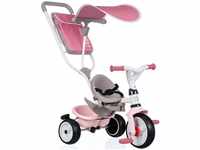 Smoby Dreirad Baby Balade Plus, rosa, mit Sonnendach, Made in Europe