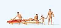 Preiser Sammelfigur Paare am FKK-Strand PRE10439, Made in Europe