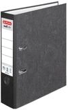 Herlitz Aktenordner maX.file nature Ordner schwarz marmoriert Karton 8,0 cm DIN...