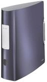 LEITZ Aktenordner 180&deg; Active Style 1108, Ordner breit, Alu-Optik, aufgeklebtes