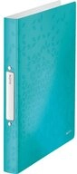 LEITZ Ringbuchmappe Leitz 4257-00-51 Ringbuch WOW A4 PP 2 Ringe 25 mm eisblau