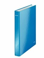 LEITZ Pr&auml;sentationsordner WOW Ringbuch 2-Ringe blau 4,0 cm DIN A4