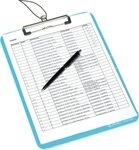 Herlitz Schreibmappe Klemmbrett PS A4 blau opak to go