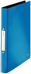 LEITZ Ringbuchmappe 4566 Ringbuch Solid - A4, PP, 2 Ringe, 25 mm, hellblau