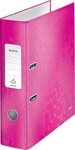LEITZ Aktenordner Ordner Wow A4 Kunststoff 80mm pink metallic Packung mit 10...