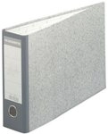 EXACOMPTA Aktenordner Ordner A4 quer Wolkenmarmor 70mm grau