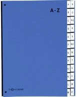 PAGNA Aktenordner PAGNA Pultordner 24249-02 Hartpappe Blau DIN A4 Anzahl der F&auml;cher: