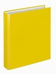 VELOFLEX Ringbuchmappe VeloflexRingbuch Basic A5 gelb 4-D-Ring-Mechanik 25 mm