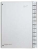 PAGNA Organisationsmappe Pagna Pultordner Color 24 F&auml;cher A-Z silber