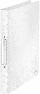 LEITZ Pr&auml;sentationsordner WOW Ringbuch 2-Ringe perlwei&szlig; 3,2 cm DIN A4