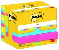 3M Notizzettel Haftnotizen 3M 653TFEN - 38x51mm - 12Stk