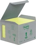 Post-it Notes Haftnotizblock Haftnotizen Recycling 76x76mm gelb VE=6x100 Blatt