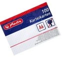 Herlitz Karteikarten Herlitz Karteikarten A6 kariert 1 Pack VE=100St., Da macht