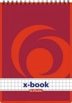 Herlitz Notenblock Spiralnotizblock A6 kariert 50 Blatt