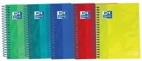 OXFORD Collegeblock 5x Office European Book Touch - A6+, kariert, 120 Blatt, sortiert