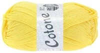 LANA GROSSA Cotone 0016 gelb H&auml;kelwolle, 125 m