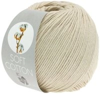 LANA GROSSA Soft Cotton H&auml;kelwolle, 140 m