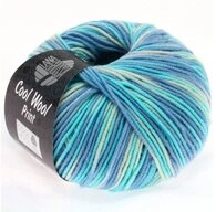 LANA GROSSA Cool Wool Print H&auml;kelwolle, 160 m