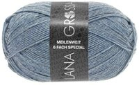 LANA GROSSA Meilenweit 6-fach 150g Unito H&auml;kelwolle, 390 m