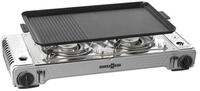 BRUNNER Gaskocher BRUNNER Camping Gaskocher 2 flammig DEVIL DOUBLE GRILL mit