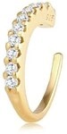 Elli Single-Ohrhaken Earcuff Zirkona Kristalle Trend Single 925 Silber