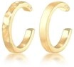 Elli Ohrklemme Earcuff Set Organic Look 925 Silber, Geo
