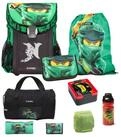LEGO&reg; Bags Schulranzen Lego Ninjago Einschulungs-Set "Easy" Dose, Flasche,