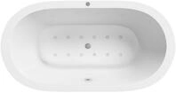 Jet-Line Whirlpool-Badewanne Whirlpool Indoor Spa Badewanne LUCA wei&szlig; 170x80x58