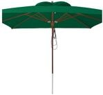 anndora-sonnenschirm Sonnenschirm 4x4 Meter quadratisch Winddach, LxB: 400,00x400,00